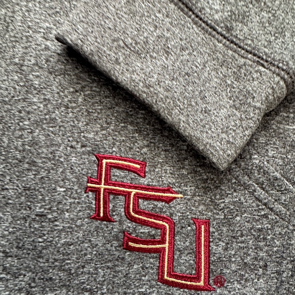 #9 Champion Florida State Seminoles Champion Elite FSU Seminoles Gray Hoodie - Picture 4 of 11